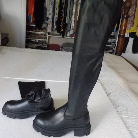 NEW Cape Robbin Tall Leather Boots - Picture 2 of 9